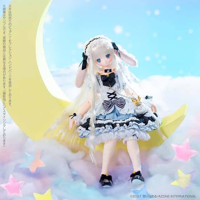Azone EX CUTE series『Star Sprinkles Moon Rabbit RAILI Limited Edition 』Doll - Dolls.moe