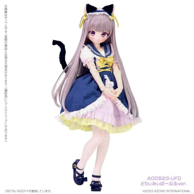 Azone Iris Collect Petit『 Uyuri Fuwa Fuwa Sweet Cats Dreamy Purple Ver』Doll - Dolls.moe