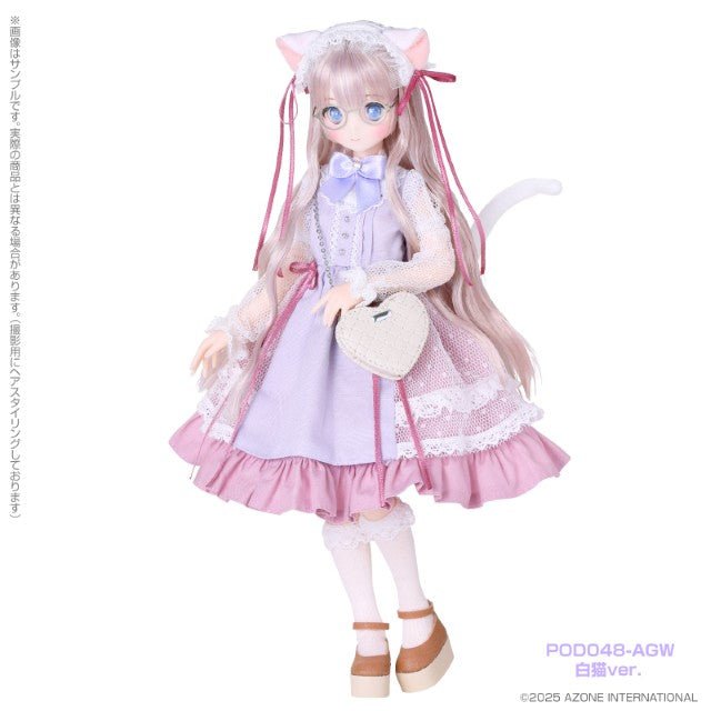 Azone Karafuru Dreamin' / Asahina Yukiho ~A Gift from M.K.~ (White Cat Ver) - Dolls.moe