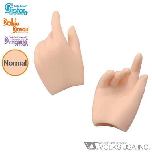 DDII - H - 08 VOLKS DOLLFIE DREAM HANDS GRIPPING HANDS HAND NORMAL - Dolls.moe