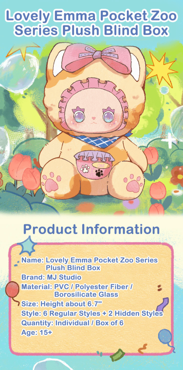 Emma Caja Sorpresa Pocket Zoo Peluche - Dolls.moe