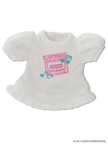 KIKIPOP! - Kinoko Planet "LOVE T - SHIRT" White - Dolls.moe