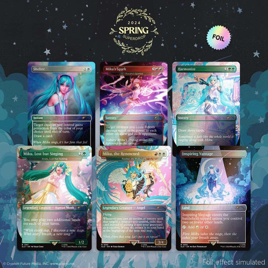 Magic The Gathering Hatsune Miku Secret Lair FOIL EN - Dolls.moe
