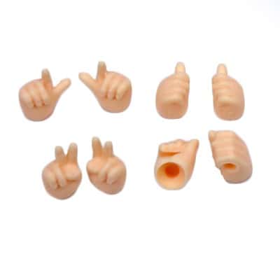 Manos Obitsu 11cm Hands WHITE Skin - Dolls.moe