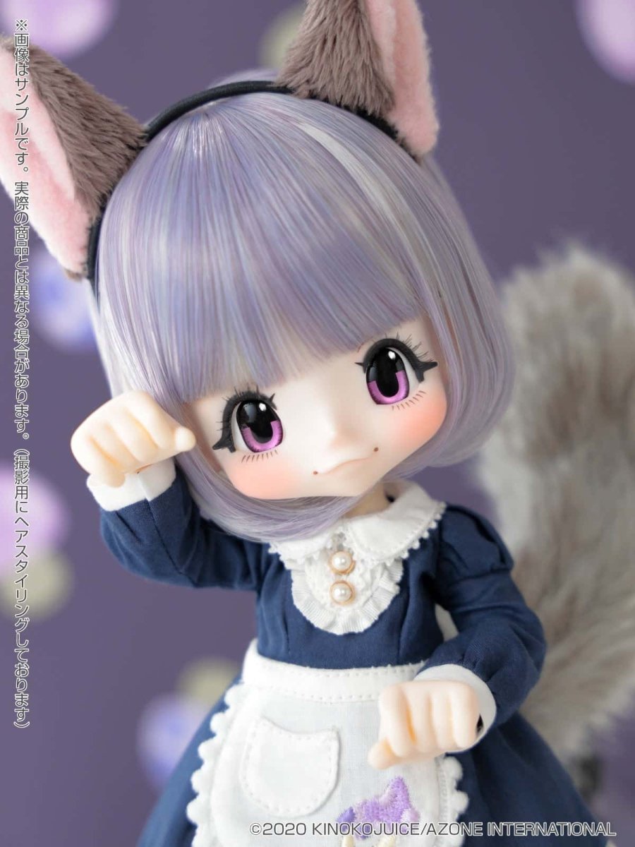 Muñeca Azone Kinoko Juice Hello KIKIPOP! Ookami - chan to Zukin - chan Ookami - chan Doll NEW - Dolls.moe
