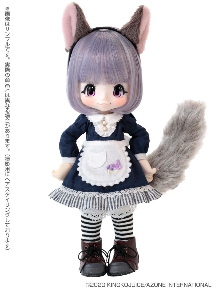 Muñeca Azone Kinoko Juice Hello KIKIPOP! Ookami - chan to Zukin - chan Ookami - chan Doll NEW - Dolls.moe