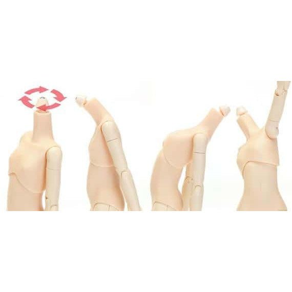 Obitsu SBH - S 22cm Female / Chica WHITE BODY DOLL - Dolls.moe