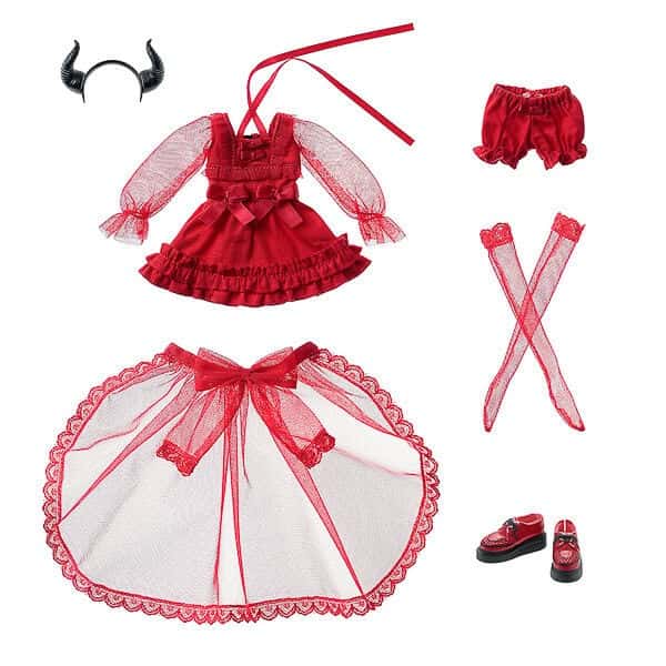 PETWORKS® RURUKO DOLL MUÑECA " Little Devil Red" NEW MINT IN BOX (NIB) - Dolls.moe