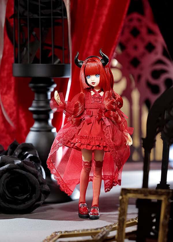 PETWORKS® RURUKO DOLL MUÑECA " Little Devil Red" NEW MINT IN BOX (NIB) - Dolls.moe