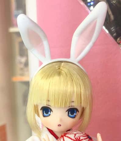 PNSうさみみカチューシャ | Usamimi Ears Bunny for Pure Neemo 1/6 - Dolls.moe