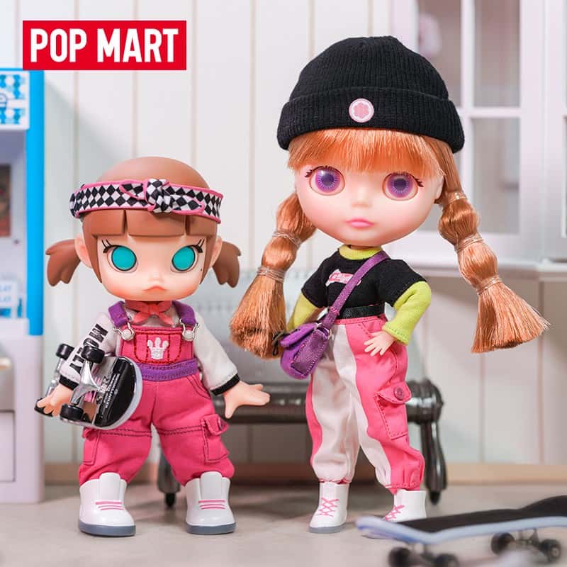 TAKARA® x Molly x PopMart BLYTHE DOLL "Skater Girl" NEW MINT IN BOX (NIB) - Dolls.moe
