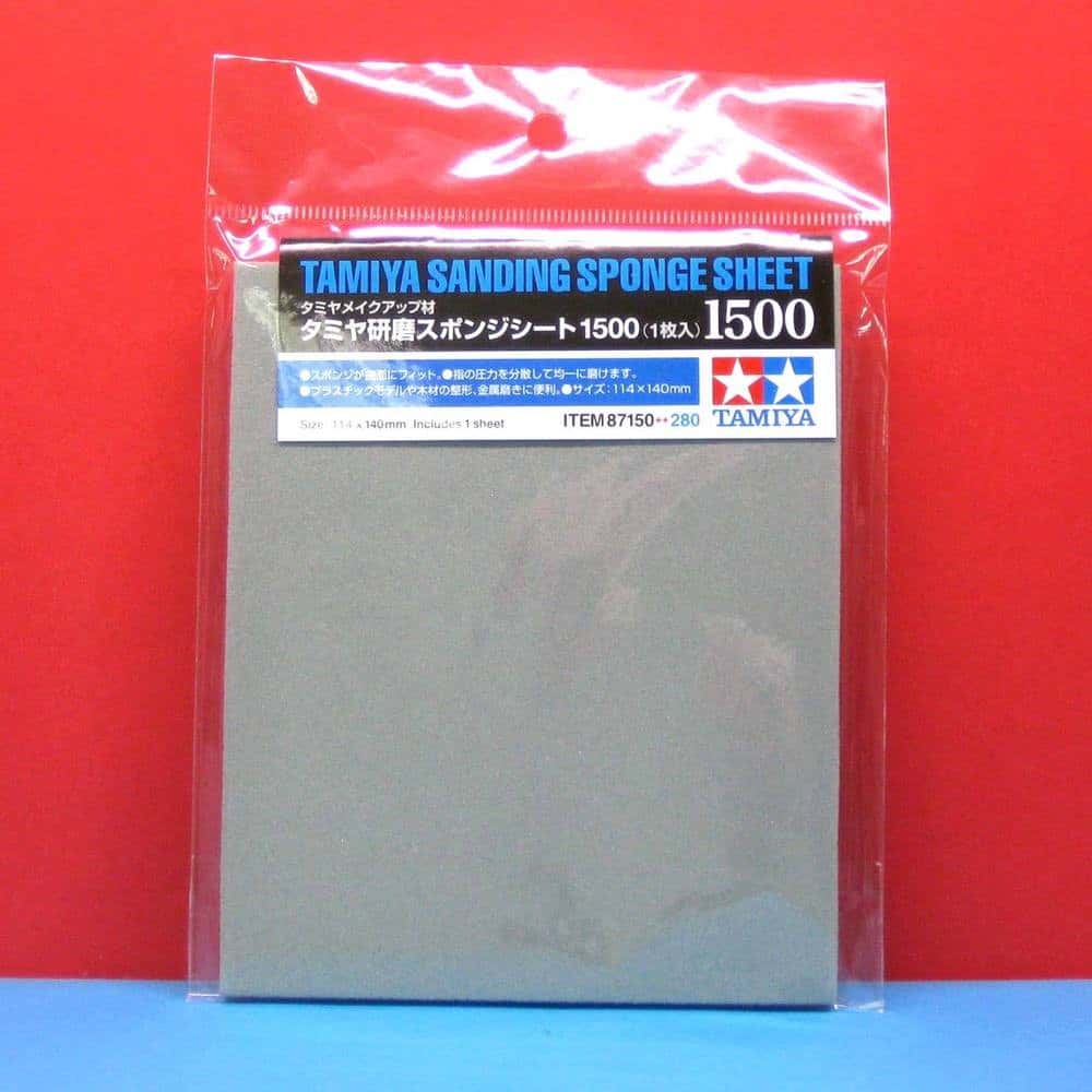 Tamiya Sanding Sponge Esponja Lija 1500 . Id: 87150 - Dolls.moe