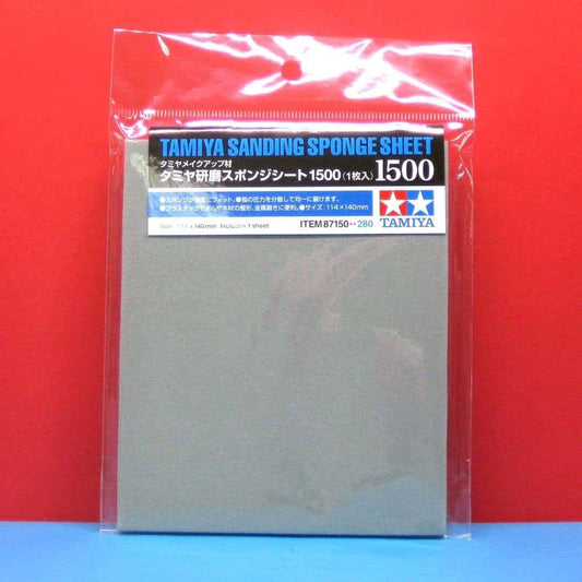 Tamiya Sanding Sponge Esponja Lija 1500 . Id: 87150 - Dolls.moe