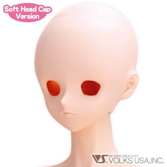 VOLKS DD Dollfie Dream Doll DDH - 02 Eye Hole Open Soft Cover ver. Natural Normal Head Color Cabeza - Dolls.moe