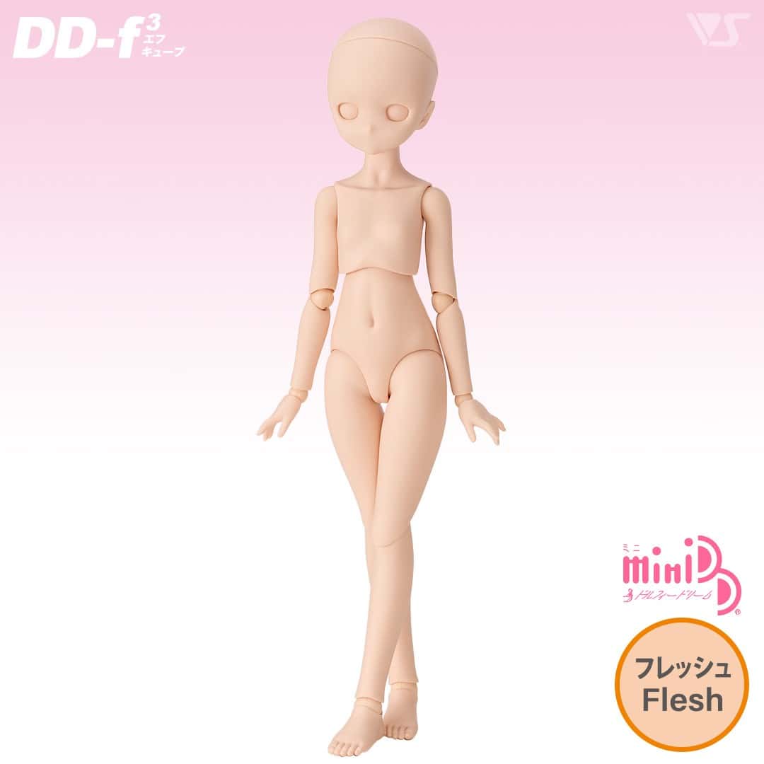 [2.0] VOLKS Dollfie Dream MDD Doll DD III F3 Base Body Flesh / Normal Color Cuerpo - Dolls.moe