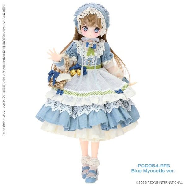 Azone 1/6 Iris Collect Petite Ruchiru / Flowers of Serenity (Peach Blossom ver.) Blue Myosotis - Dolls.moe