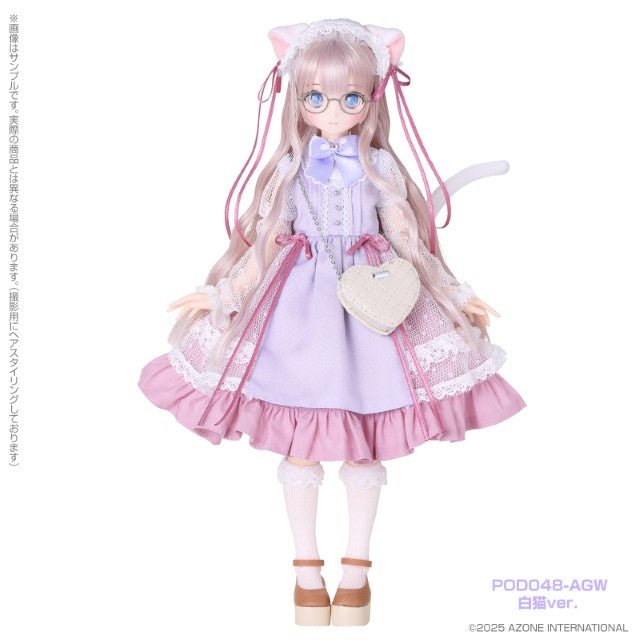 Azone Karafuru Dreamin' / Asahina Yukiho ~A Gift from M.K.~ (White Cat Ver) - Dolls.moe