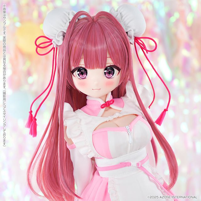Azone Poe - Poe × Iris Collect petit Komomo ~A Chinese Steamed Bun Girl!~ (Lovely Pink ver.) - Dolls.moe