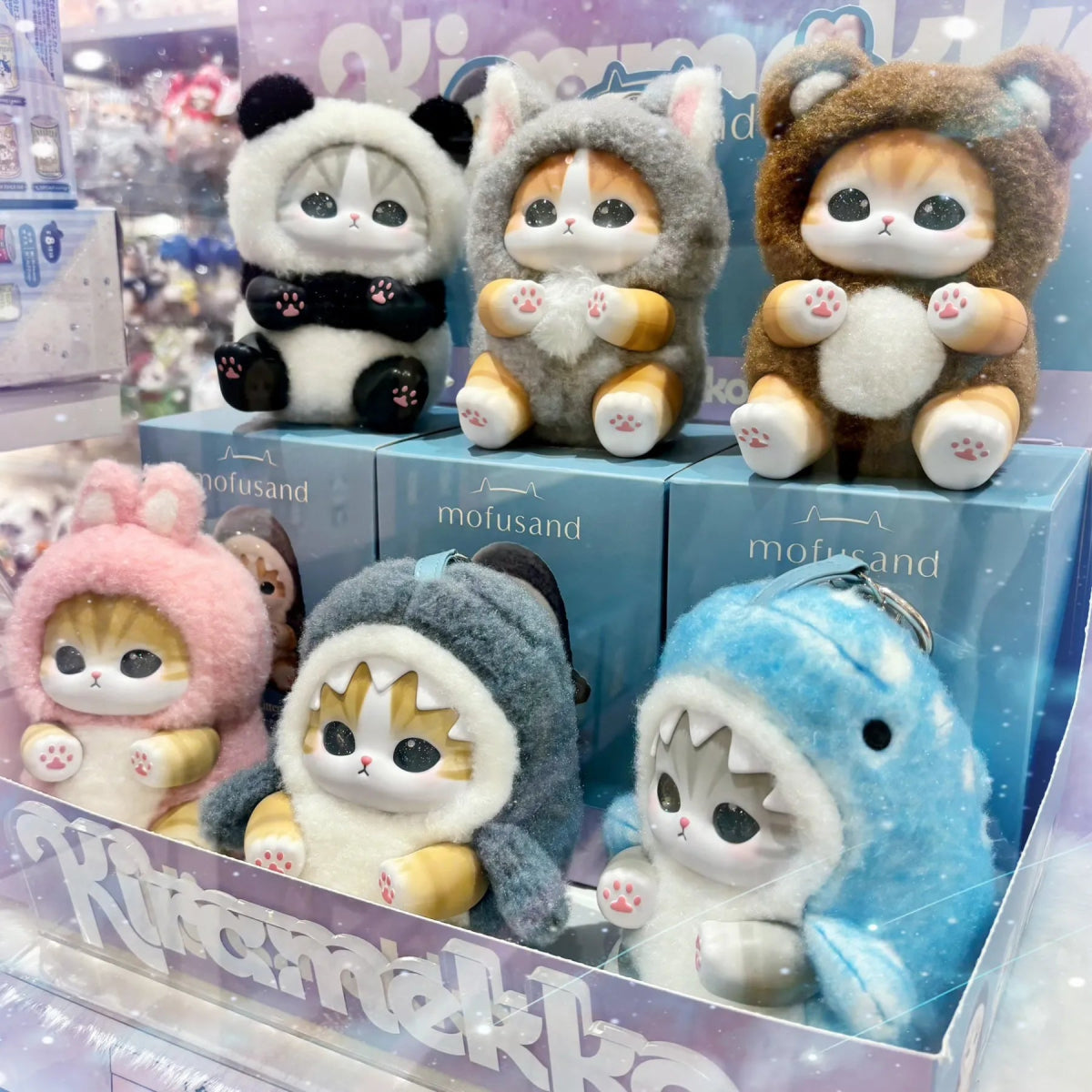 Kiramekko Blind Box MOFUSAND Fluffy Kittens - Dolls.moe