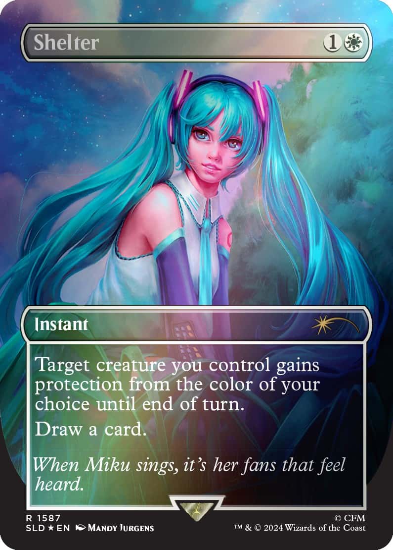 Magic The Gathering Hatsune Miku Secret Lair FOIL EN - Dolls.moe