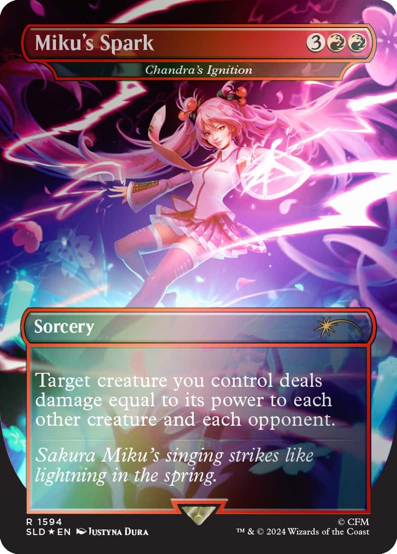 Magic The Gathering Hatsune Miku Secret Lair FOIL EN - Dolls.moe