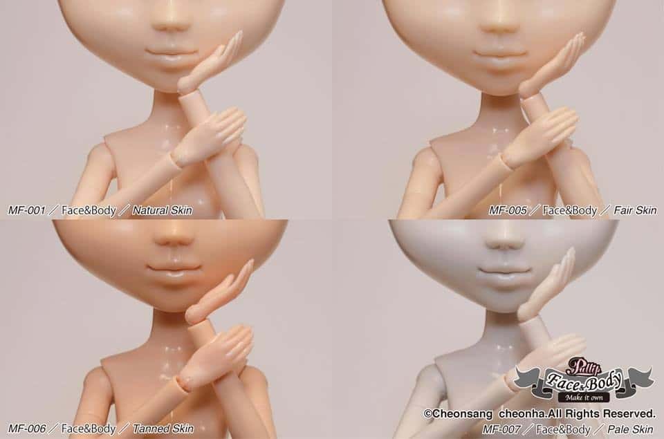 Make It Own Pullip NATURAL COLOR Kit MIO Face Body - Dolls.moe