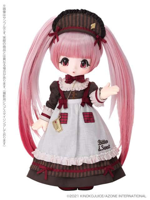 Muñeca Azone KIKIPOP! Chocolat Maid ~ Bitter & Sweet ~ Strawberry Chocolate - Dolls.moe