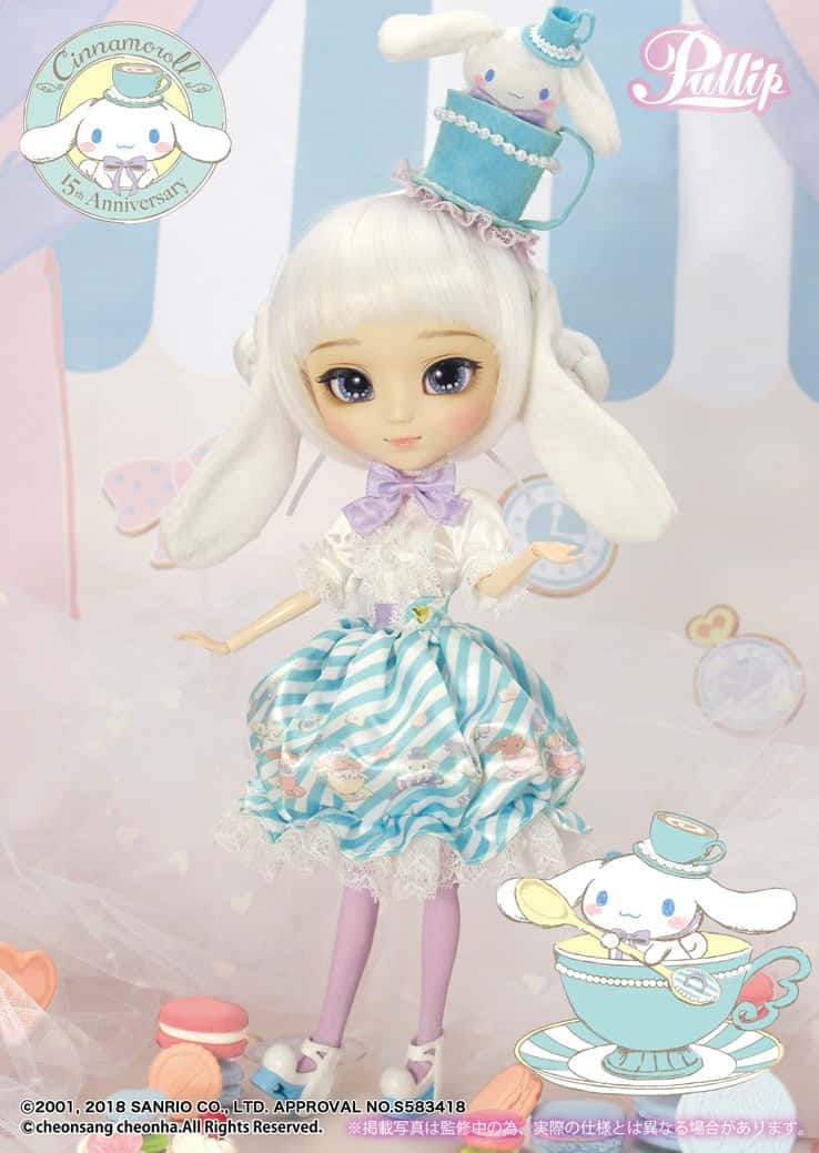 Muñeca Pullip Groove CINNAMOROLL 15th Anniversary Doll - Dolls.moe