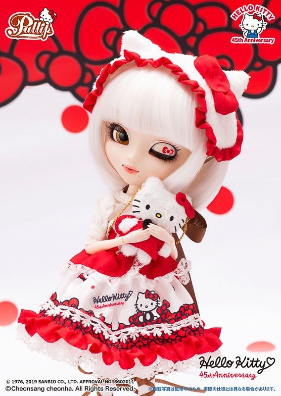 Muñeca Pullip Groove Hello Kitty 45 Aniversario - Dolls.moe