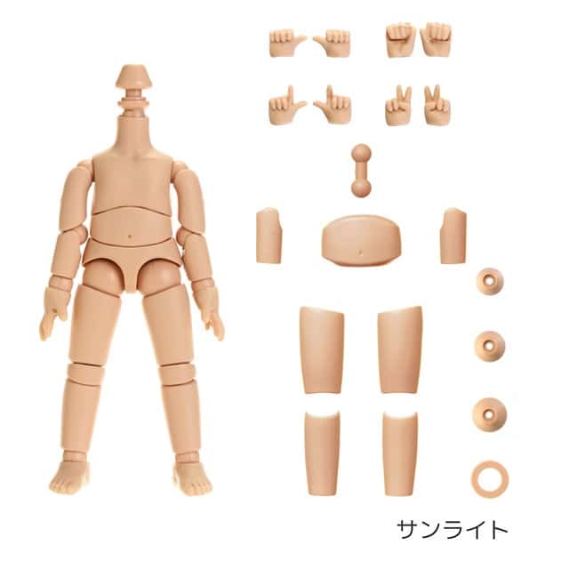 Obitsu 11cm Female / Chica Sunlight Matte Cuerpo Body - Dolls.moe