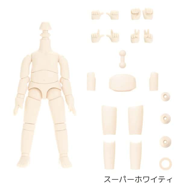 Obitsu 11cm Female / Chica Super Whity Matte Cuerpo Body - Dolls.moe