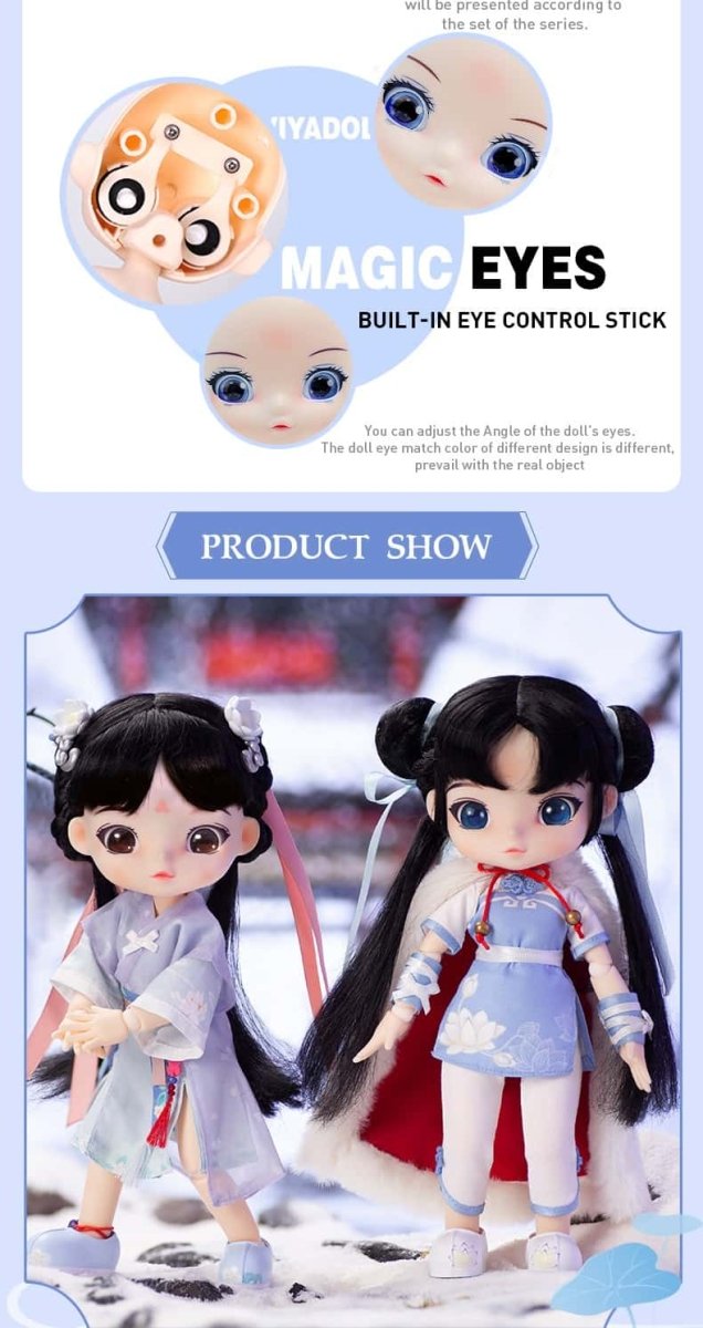 POP MART Viya Doll X Sword and Fairy BJD - Bai Moqing - Dolls.moe