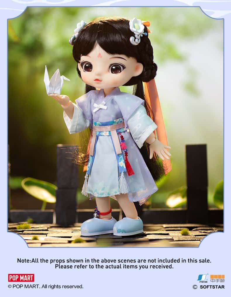 POP MART Viya Doll X Sword and Fairy BJD - Bai Moqing - Dolls.moe