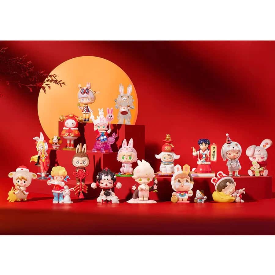 Popmart Year of the Rabbit One Two Three Re - Ment Rement Blind Box - Dolls.moe