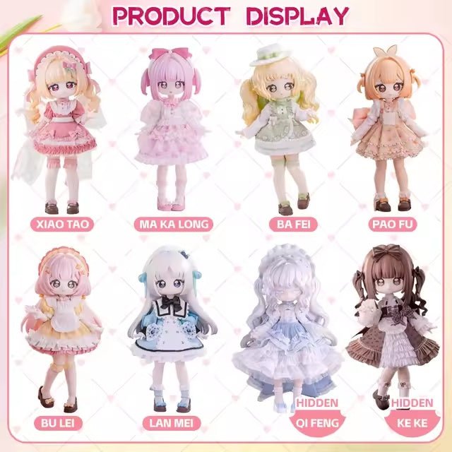 Re - Ment Mowooart 100% Sugar BJD Blind Box 1/12 - Dolls.moe