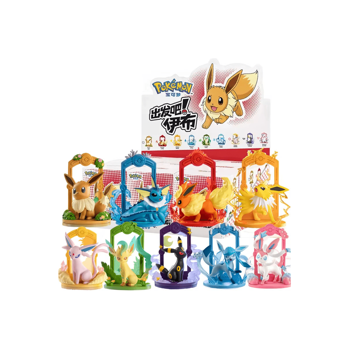 Re - Ment Pokemon Eevee Eeveelutions Funism v1 - Dolls.moe