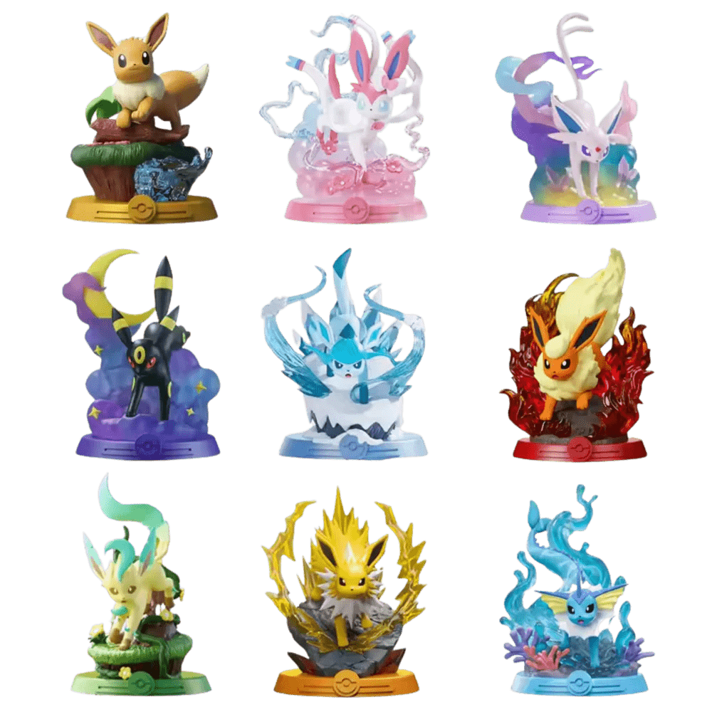 Re - Ment Pokemon Eevee Eeveelutions Funism v2 - Dolls.moe