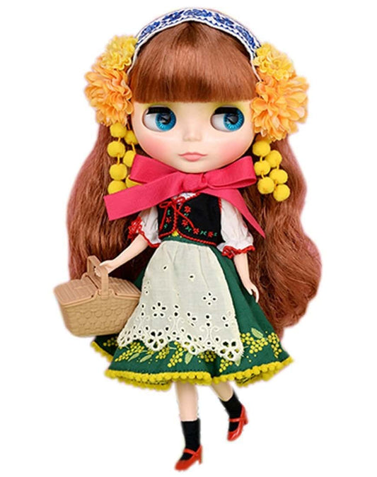TAKARA® NEO 12" BLYTHE DOLL "JOANA GENTIANA" NEW MINT IN BOX (NIB) - Dolls.moe