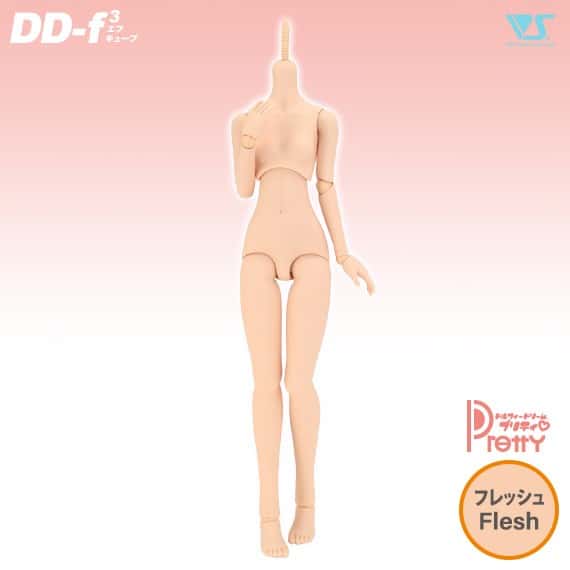VOLKS Dollfie Dream Doll DD DDP Pretty III F3 Base Body Flesh / Normal Color Cuerpo - Dolls.moe